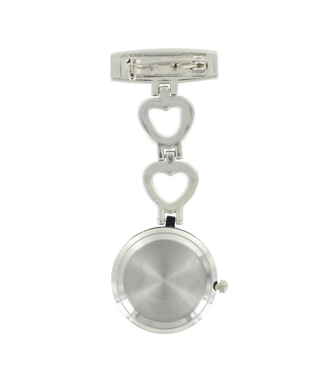 Montre Infirmière Métal Strass Coeur KRAZY-2