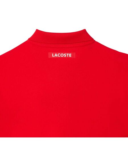 Mens Daniil Medvedev Regular Tennis Polo Shirt Red Lacoste
