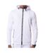 Veste zippé à capuche blanc homme project x paris basic zip - m-1
