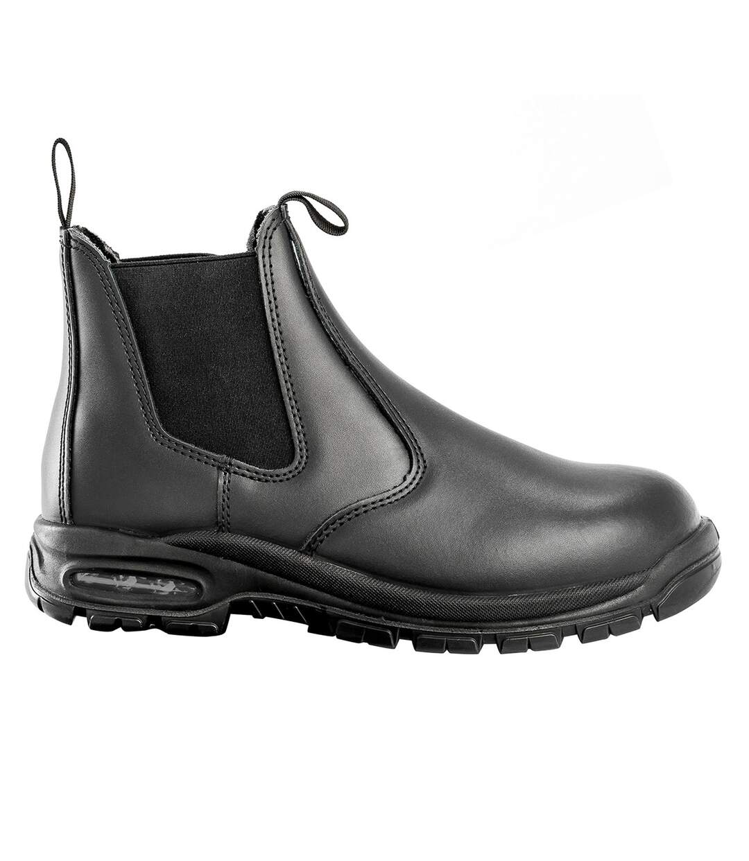 Unisex Adult Kane Leather Safety Dealer Boots Black WORK-GUARD By Result-3