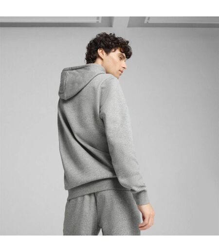 Mens Ess Hoodie Medium Grey Puma