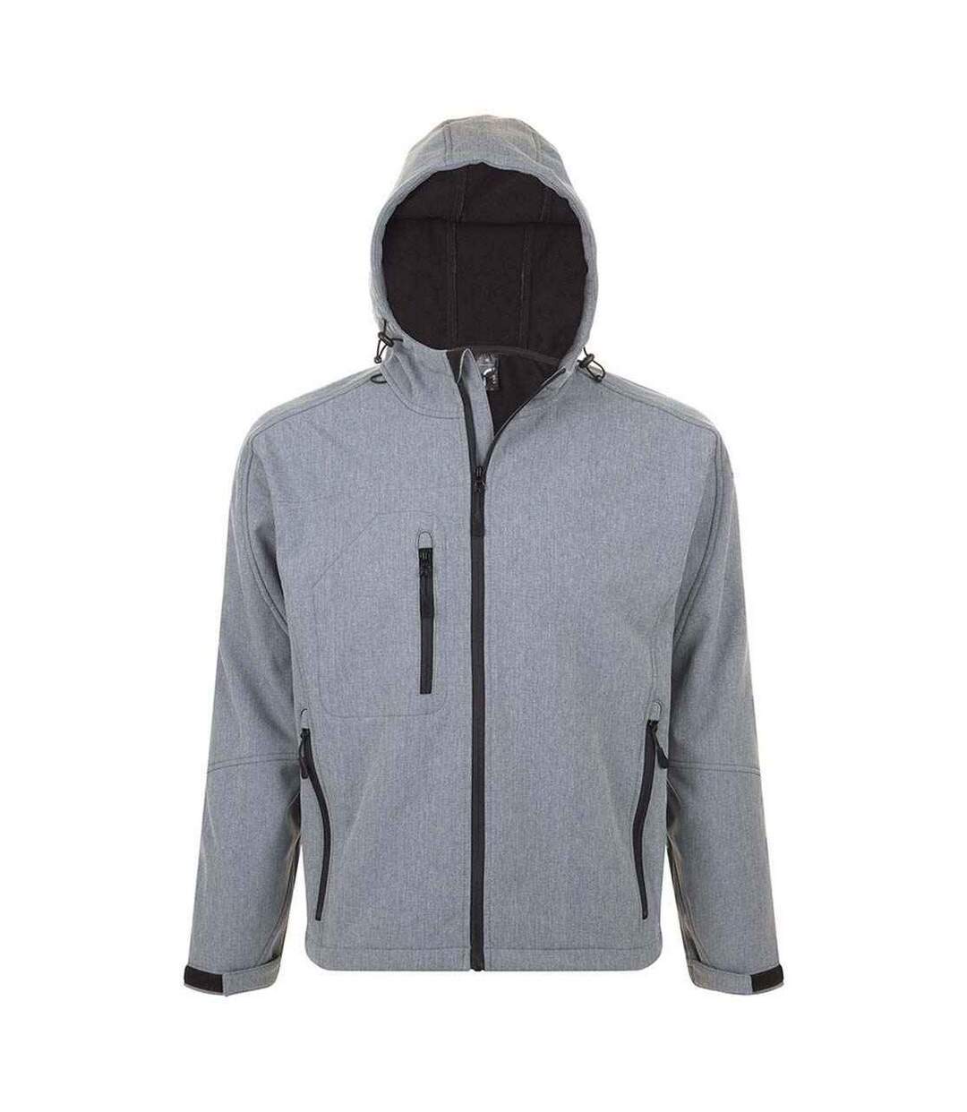 Veste Softshell Replay Homme Gris Chiné SOLS-1