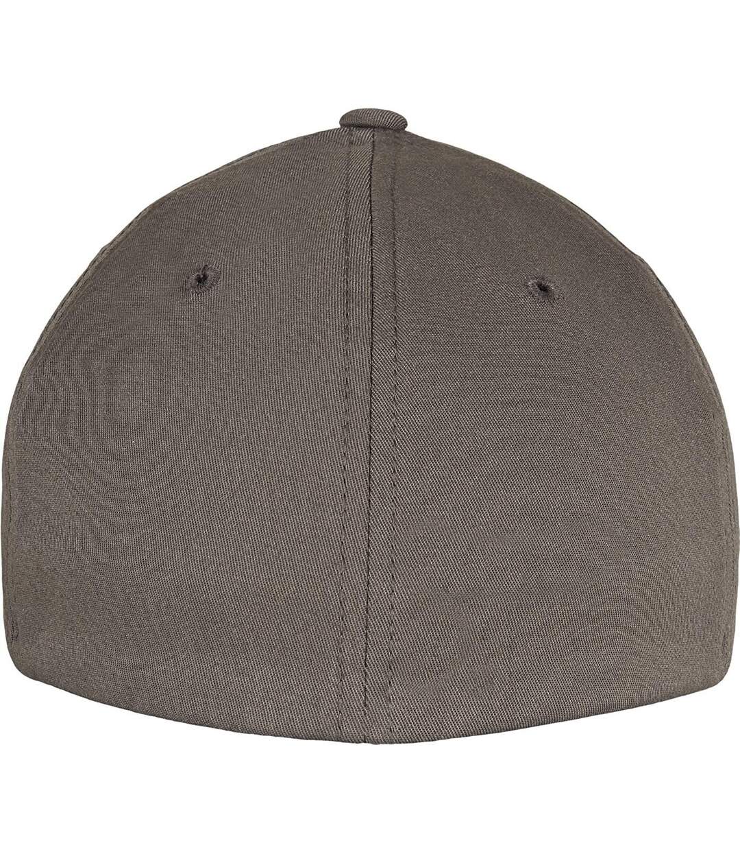 Casquette de baseball alpha shape adulte gris foncé Flexfit-2