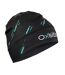 Bonnet noir/blanc/turquoise homme discovery-1