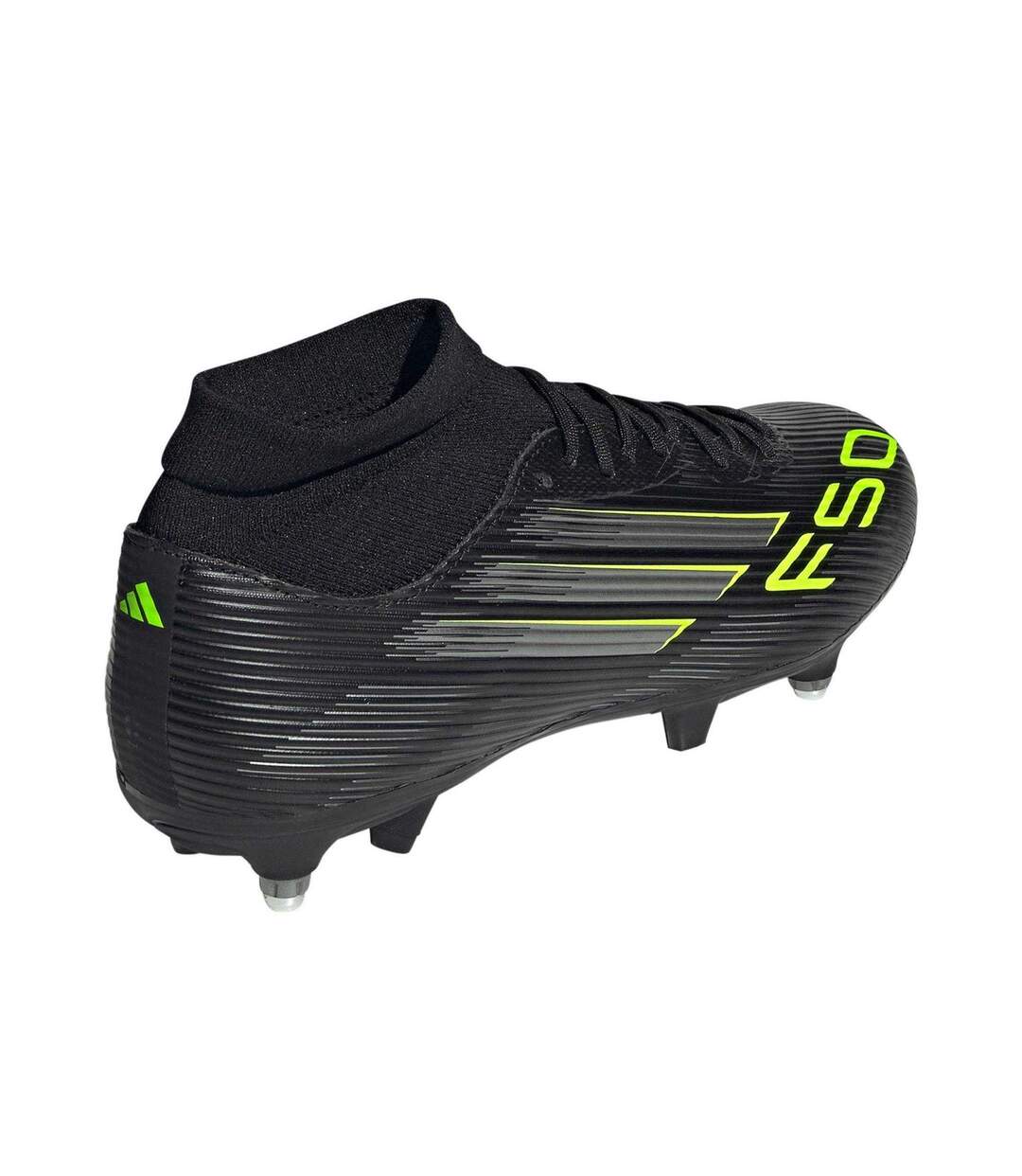 Chaussures De Foot Pour Terrain Souple F50 League Homme Noir Jaune Vif Adidas-2