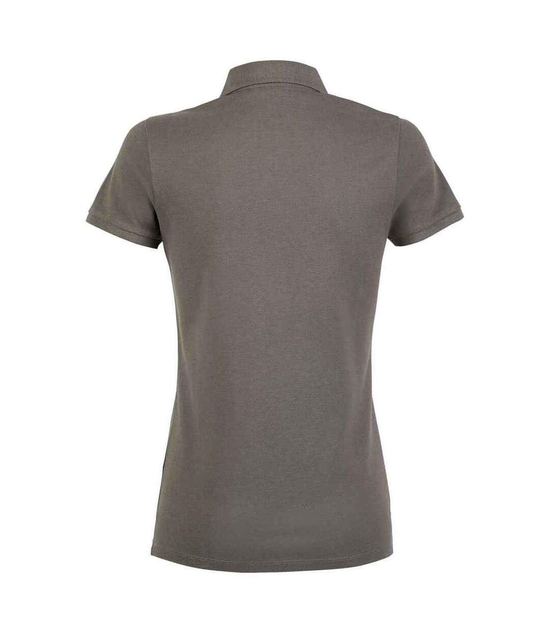 Polo owen femme gris clair NEOBLU