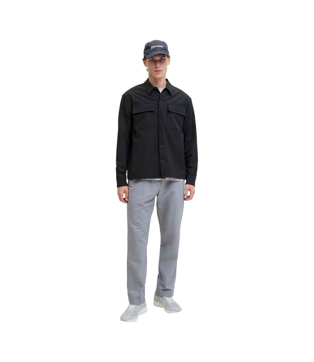 Chemise Manches Longues Motif/style Uni Commute Homme Noir Jack And Jones-4