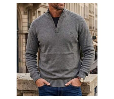 Pull camionneur col montant zippé PLAYER4T