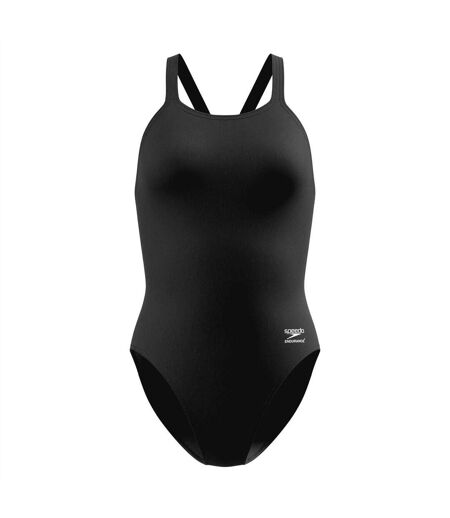 Maillot De Bain 1 Pièce Motif/style Logo Femme Noir Speedo
