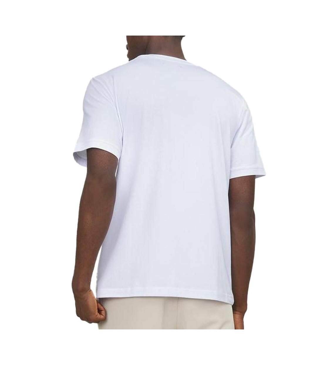 T-Shirt blanc homme jack & jones edge-2