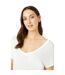 Maine Womens/Ladies Slouch T-Shirt (White) - UTDH6297