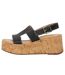 Womens/ladies Kouper Sandals Black Dune London-3