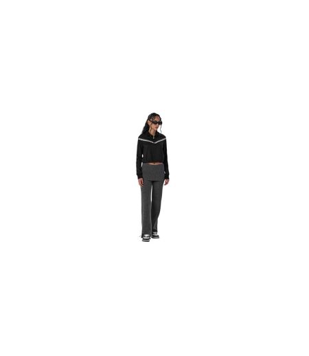 Pantalon Motif/style Se Rabat Sur L'avant Off Femme Gris Foncé Off White