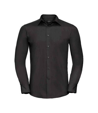 Chemise formelle homme noir Russell Collection