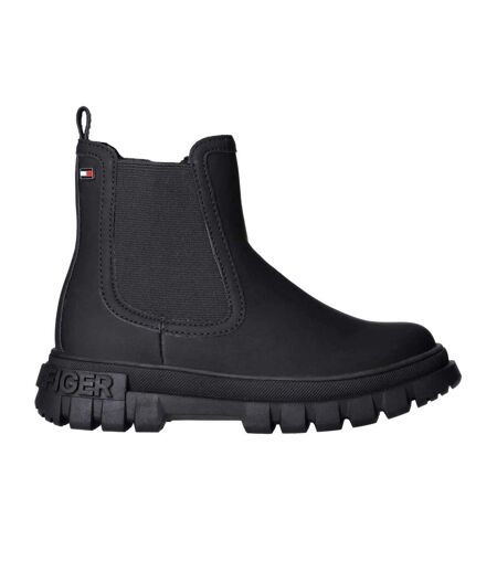 Bottines Chelsea Femme Noir Tommy Hilfiger