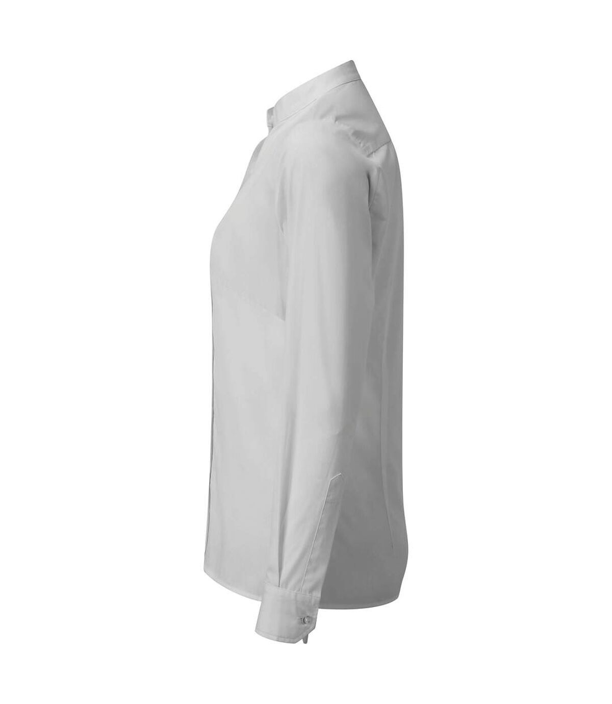 Premier Womens/Ladies Grandad Collar Formal Shirt (White)
