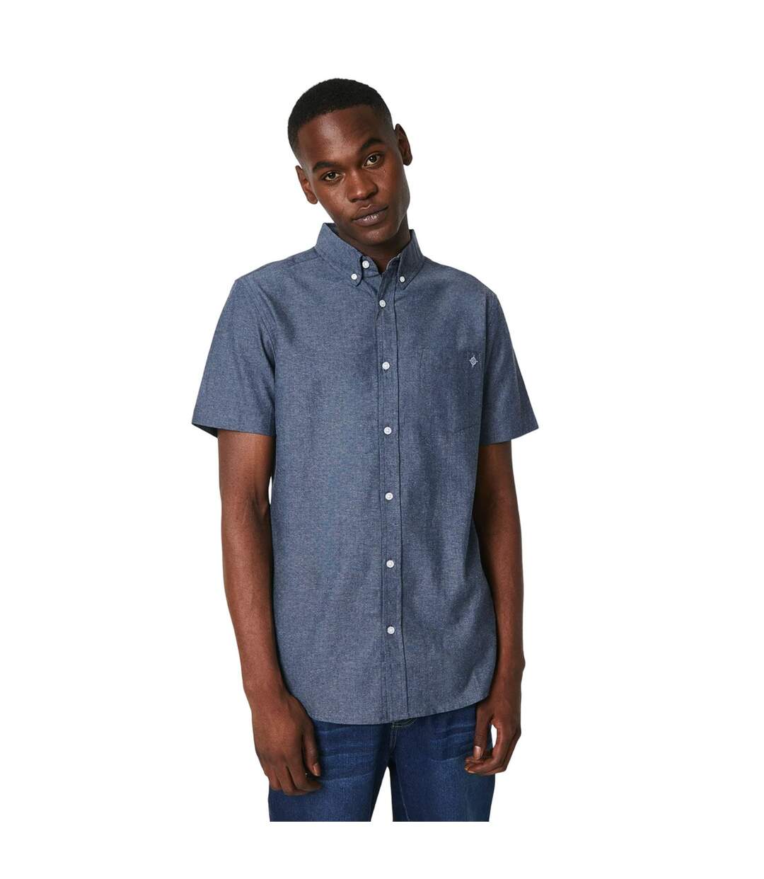 Chemise homme bleu foncé Maine-1