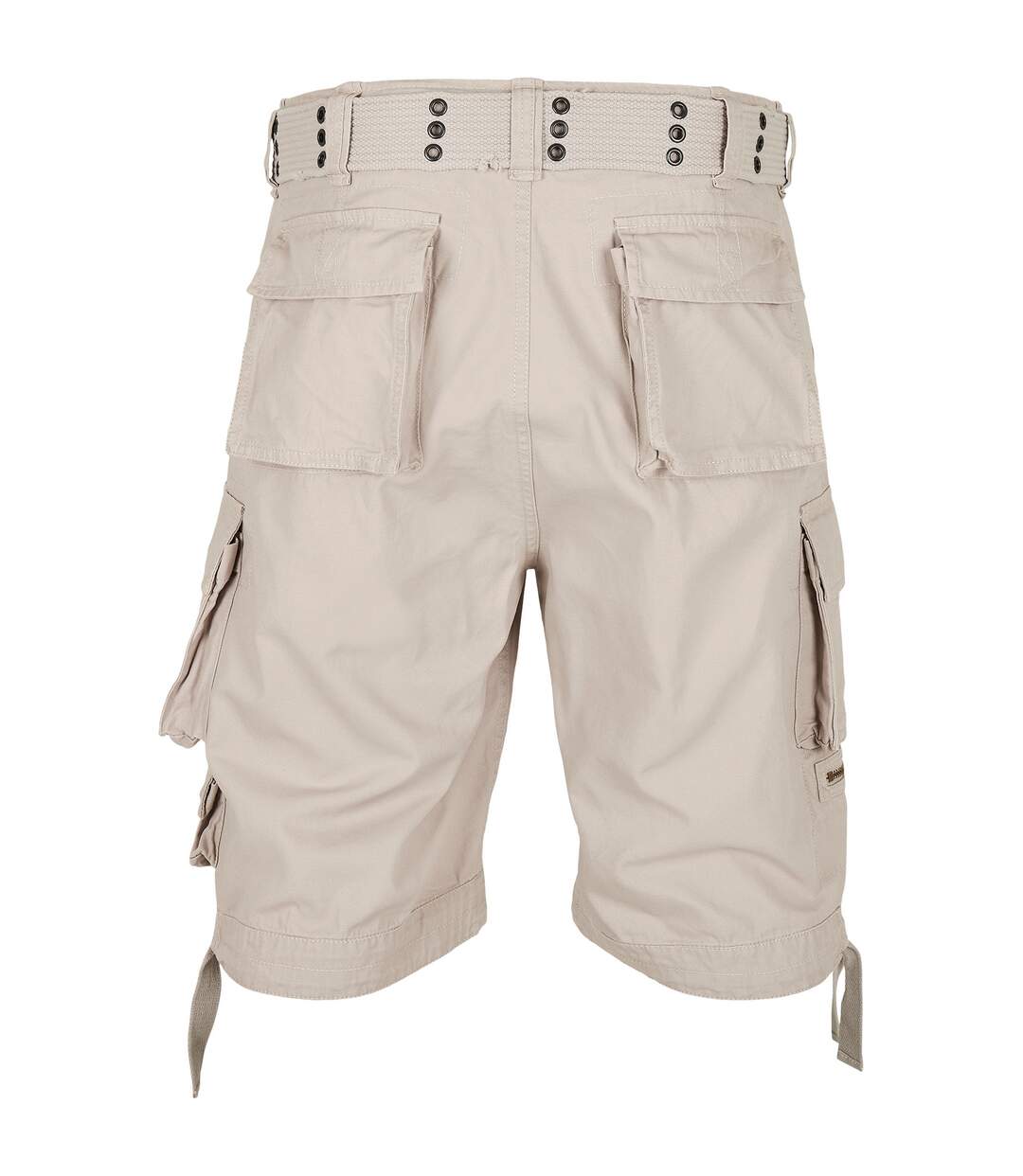 Mens Savage Cargo Shorts Old White Build Your Brand-2