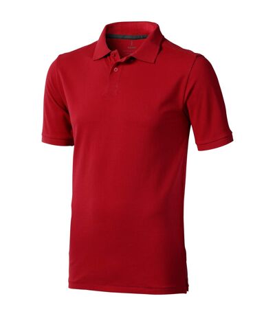 Elevate Mens Calgary Short Sleeve Polo (Pack of 2) (Red)