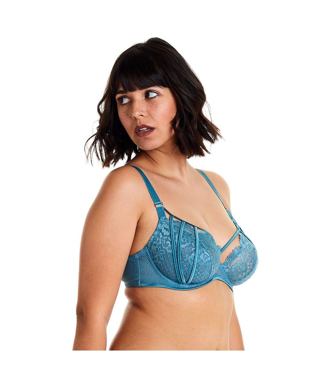 Soutien-gorge à armatures grand maintien bleu Voltige