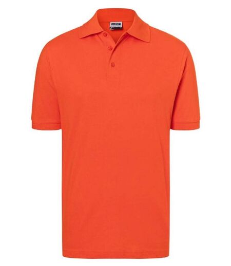 Polo manches courtes - Homme - JN070C - rouge grenadine
