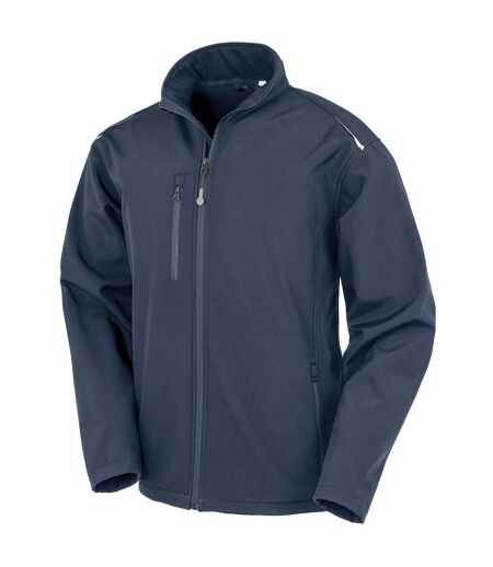 Result Genuine Recycled Mens 3-Layer Softshell Jacket (Navy)