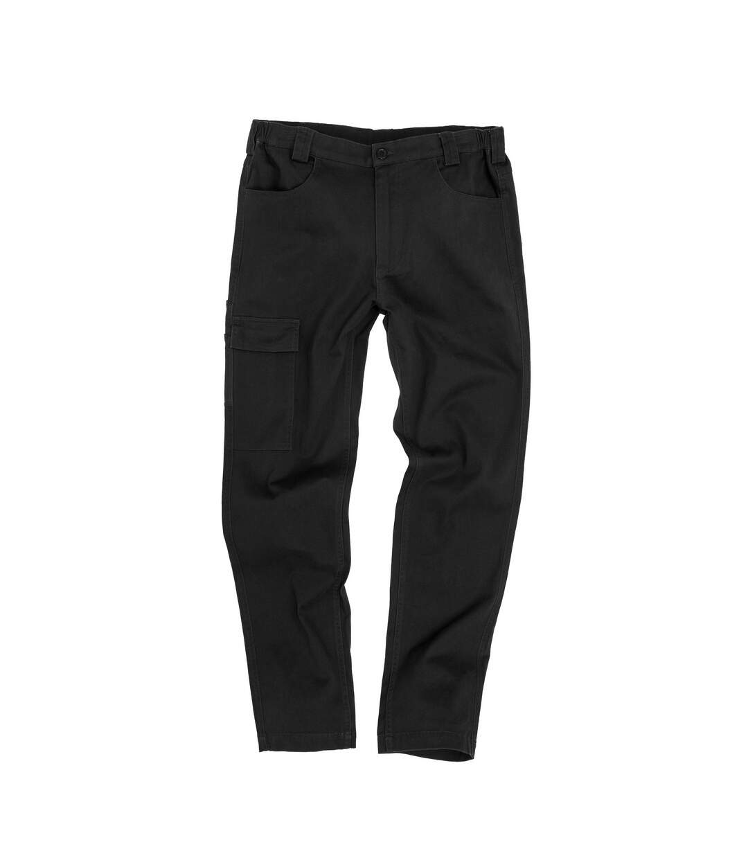 Mens Work-guard Super Stretch Slim Chinos Black Result-1