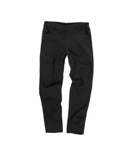 Mens Work-guard Super Stretch Slim Chinos Black Result