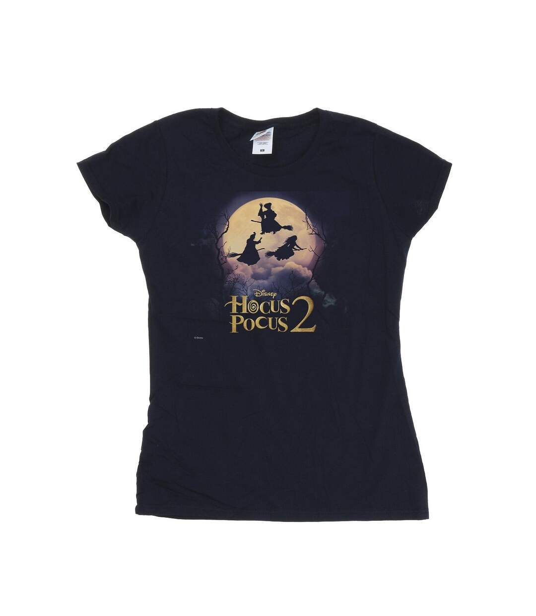 Disney T-shirt en coton volant Hocus Pocus Witches pour femmes/femmes (Bleu marine) - UTBI48536-1