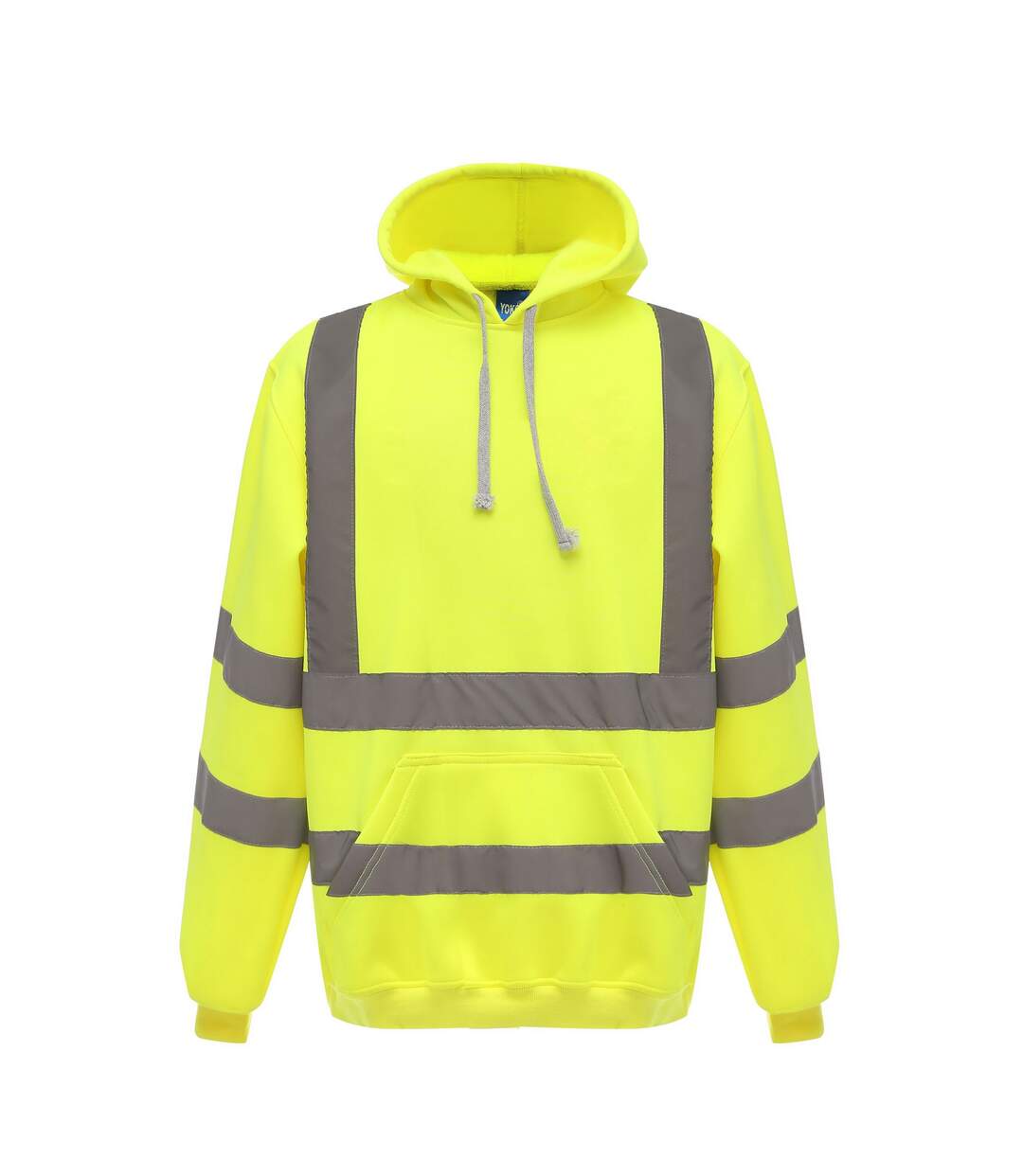 Sweatshirt à capuche haute visibilité jaune Yoko