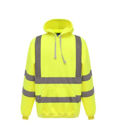 Sweatshirt à capuche haute visibilité jaune Yoko