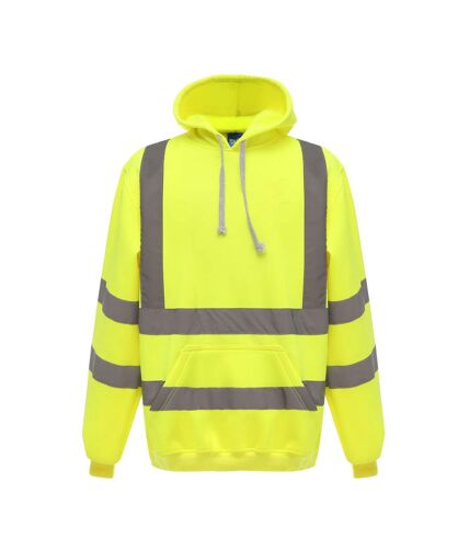 Sweatshirt à capuche haute visibilité jaune Yoko