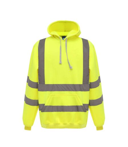 Sweatshirt à capuche haute visibilité jaune Yoko