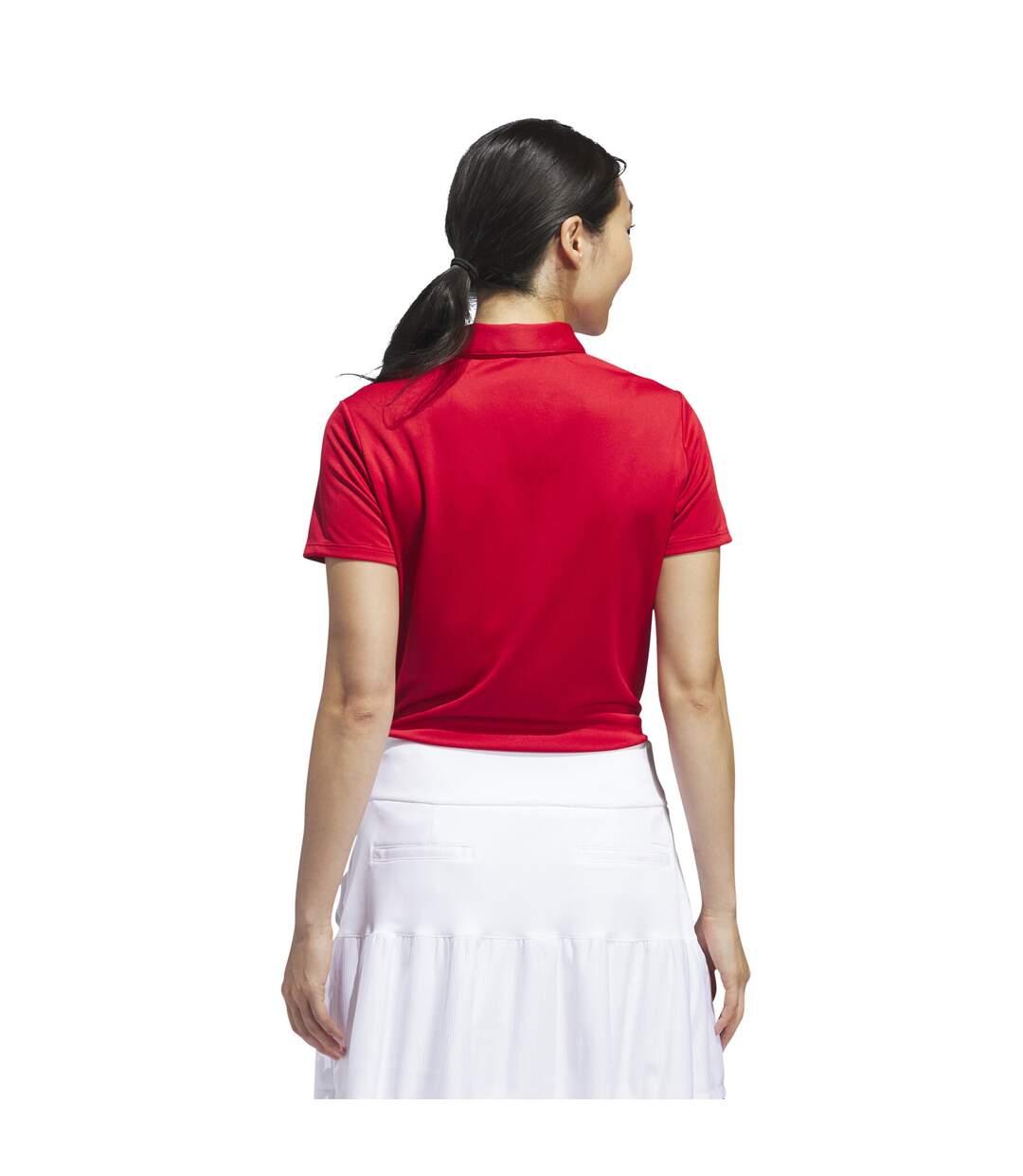 Polo femme rouge Adidas