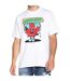 Unisex Adult T-shirt White Cavalli Class-1