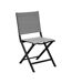 Chaise jardin pliante en aluminium Thema