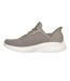 Womens/ladies bobs sport squad chaos trainers taupe Skechers