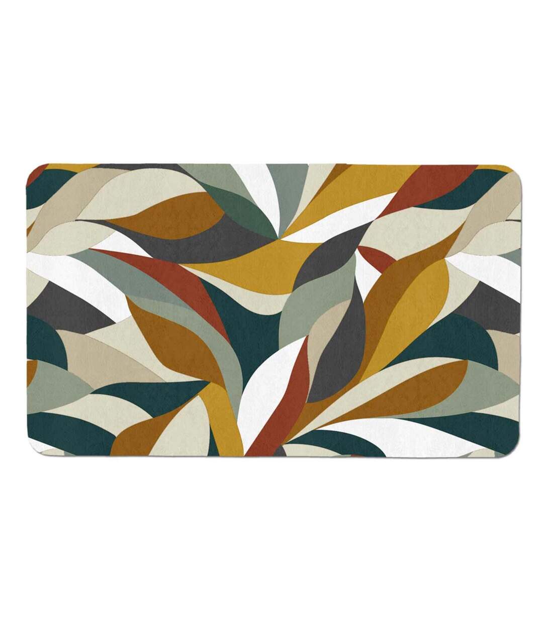 Tapis de Cuisine Mousse Swan Swan 45x75cm Jaune-1