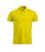 Polo Manhattan Homme Jaune Fluo Clique-1