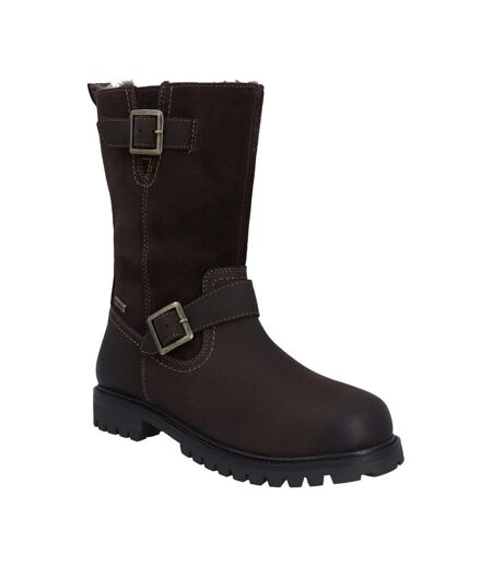 Bottes De Motard Ness Femme Marron Hunter