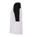 T-shirt Manches Raglan Motif/style Contrasté Femme Blanc Noir Build Your Brand-3