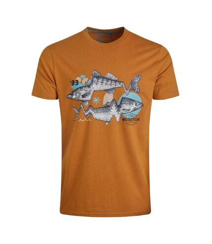 T-shirt reflection homme caramel Weird Fish