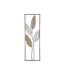 Déco Murale Encadrée en Métal Foglie 91cm Argent & Or-1