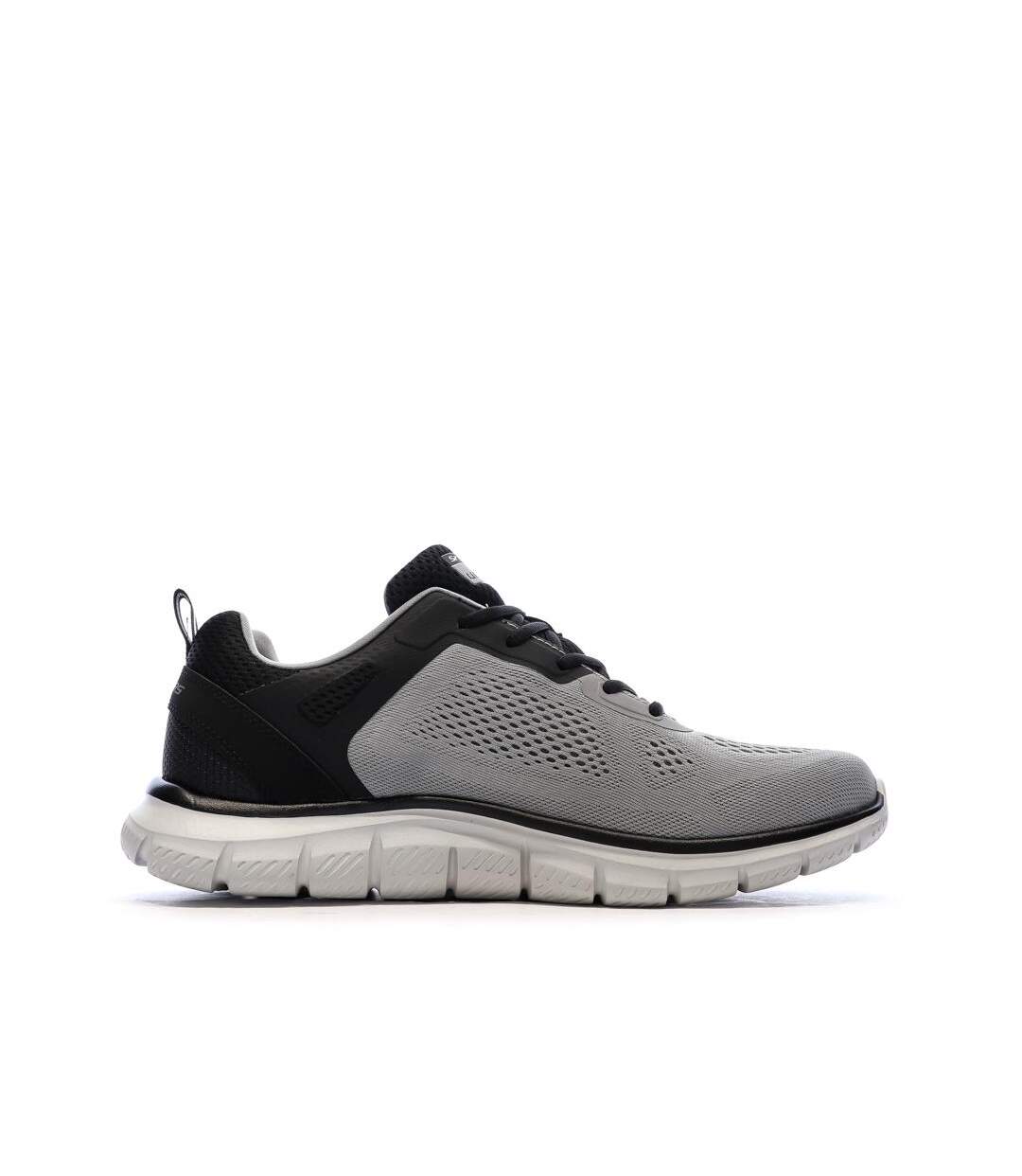 Baskets grise homme skechers track - broader-2