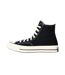 Womens/ladies All Star Ox 70 Canvas High Top Trainers Black Egret Converse-2