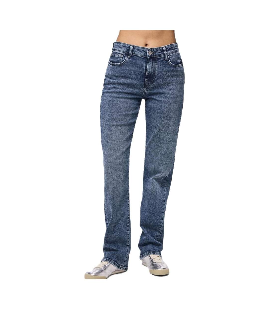 Jean slim bleu femme pieces kelly-1