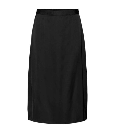 Womens/ladies Woven Midi Skirt Black Vero Moda