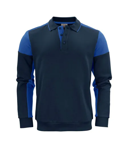 Polo Sweat Prime Adulte Bleu Marine Bleu Marine Cobalt Printer