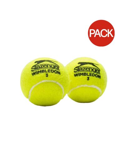 Balles de tennis wimbledon taille unique jaune Slazenger