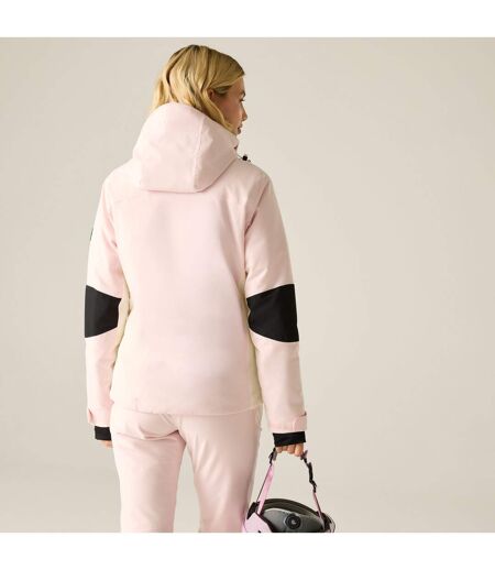 Blouson De Ski Lumi Femme Rose Pâle Blanc Dare 2B